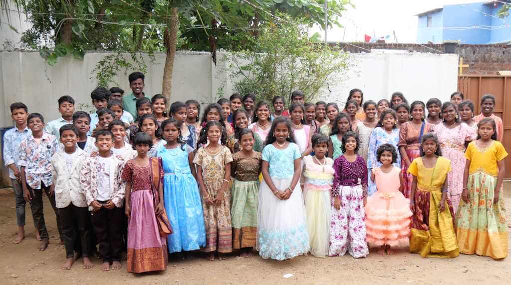 Children at the Home Of Compassion Orphanage