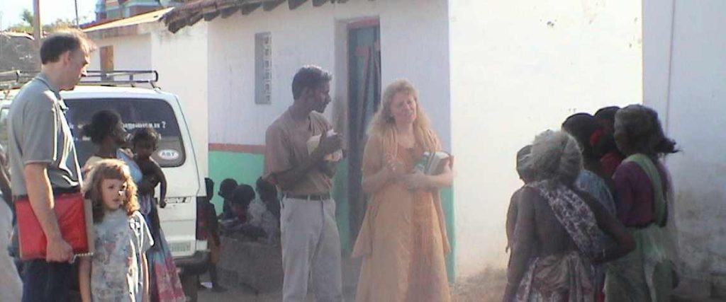 Sharing the Gospel in the villages in the early days